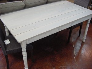 OLD WEATHERED WOOD FARM TABLE 35" x 66" Six Seater