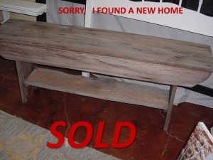 48" RECLAIMED WOOD BENCH