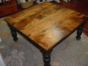MAPLE TOP MAN CAVE COFFEE TABLE