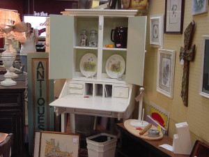 SECRETARY with Drop Front and Removable HUTCH
