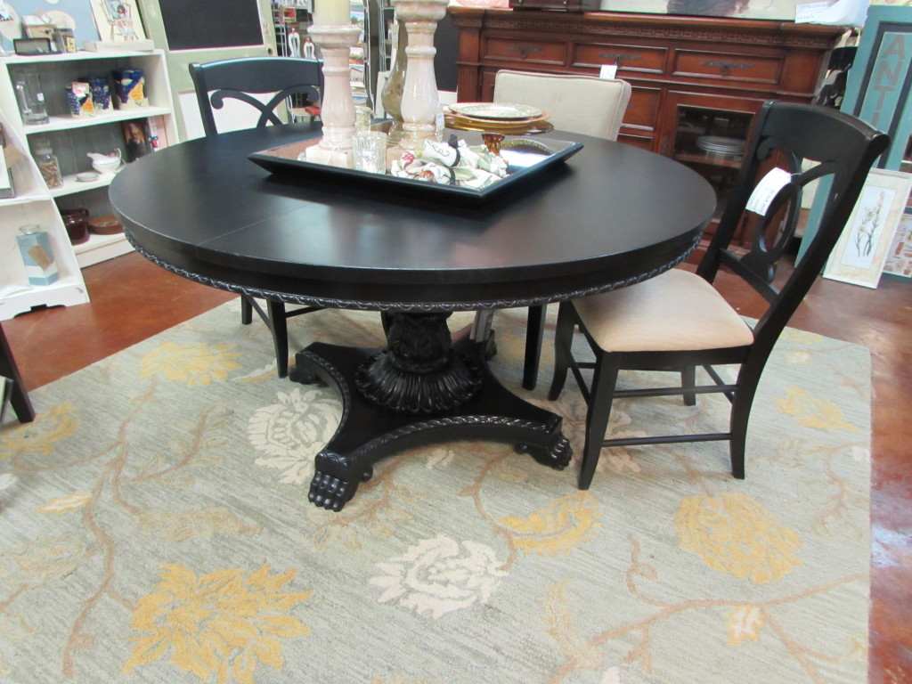56" ROUND PEDESTAL TABLE ON AWESOME BASE