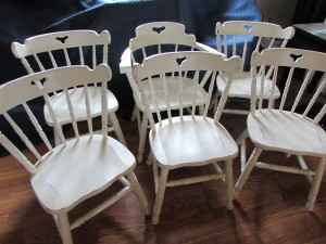 REFINISHED MATCHING CHAIRS