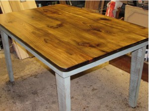 ALL WOOD FARMHOUSE EATING TABLE