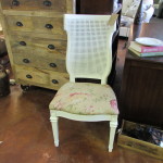 MESH BACK UPHOLSTERED CHAIR