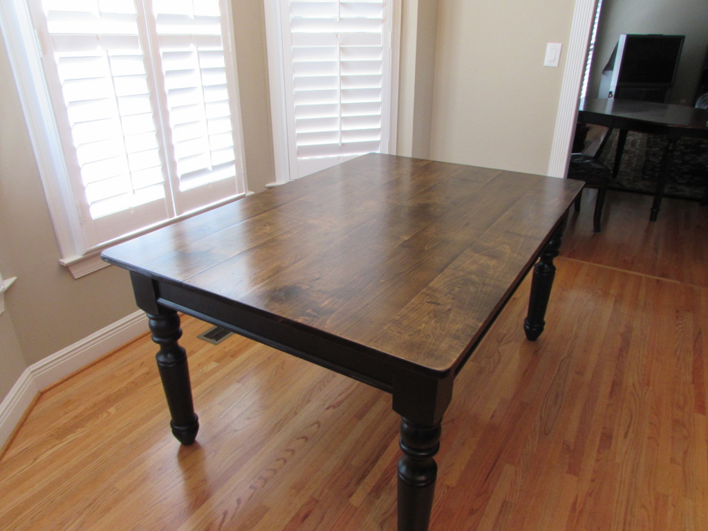 CUSTOM FARM KITCHEN TABLE (42" x 62")