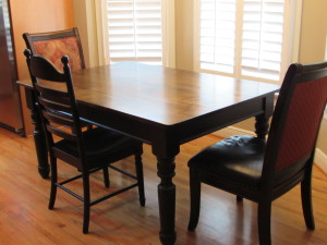 CUSTOM KITCHEN FARM TABLE (42" X 62")