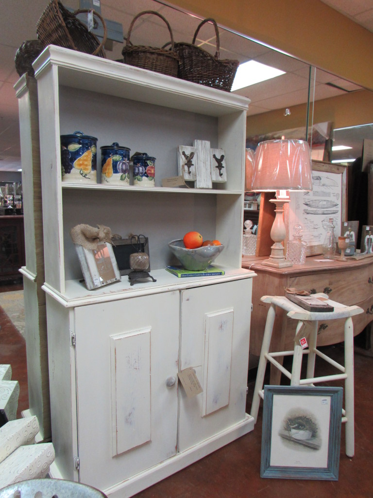 DISTRESSED FARMHOUSE CUPBOARD  (12 1/2" x 40" x 72" )