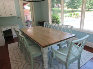 CUSTOM FARMHOUSE FARM TABLE (42" X 90")